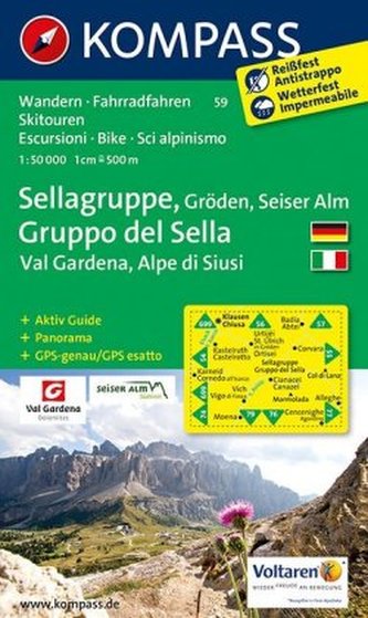 Sellagruppe,Gruppo di Sella 59 / 1:50T NKOM