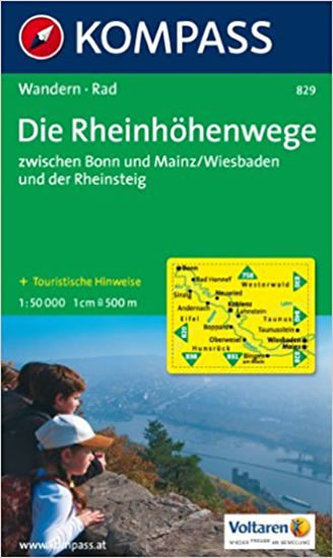Die Rheinhöhenwege 829 / 1:50T KOM