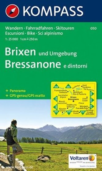Brixen und Umgebung Bressanone 050 / 1:25T NKOM