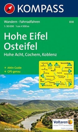 Kompass Karte Hohe Eifel, Osteifel