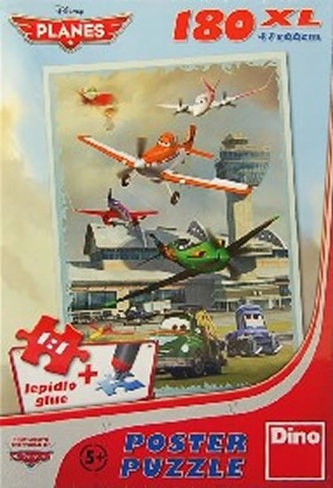 Letadla - Hladké přistání - Poster Puzzle 180 XL (bez lepidla)