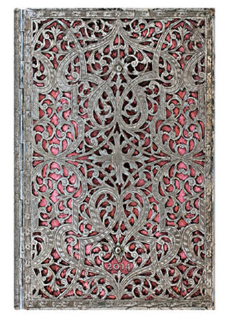 Diář 2014 - Blush Pink Mini Horizontal