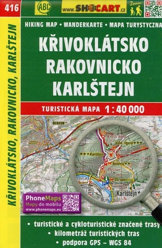 CTM Křivoklátsko Rakovnicko Karlštejn 416 1:40T Sh