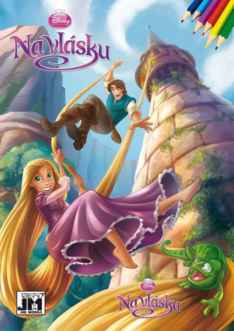 Na vlásku - Omalovánka A5