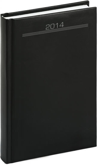 Diář 2014 - Balacron - Denní A5, černá,15 x 21 cm