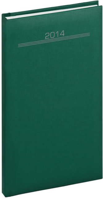 Diář 2014 - Capys - Kapesní, zelená
