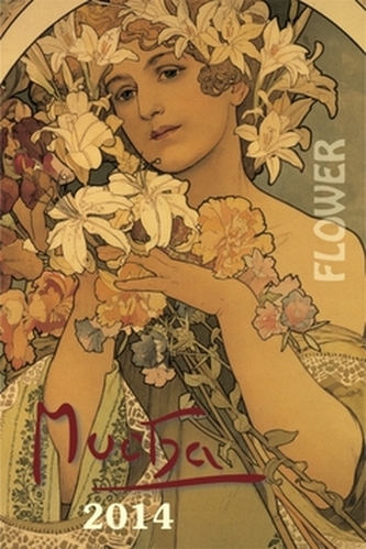 Diář 2014 - Alfons Mucha - Týdenní magnetický