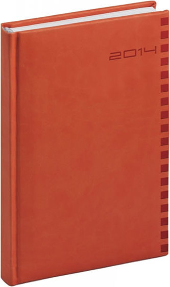 Diář 2014 - Ontario - Denní B6, oranžová