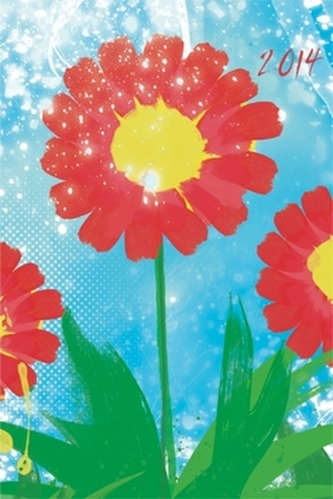 Diář 2014 - Akvarely - Týdenní magnetický