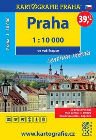 Praha - 1:10 000 ve vaší kapse centrum města