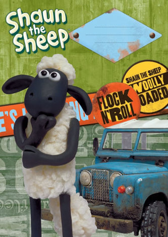 Školní sešit A5 linkovaný 40 listů - Ovečka Shaun