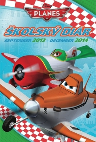 W. Disney Letadla školský diár 2014
