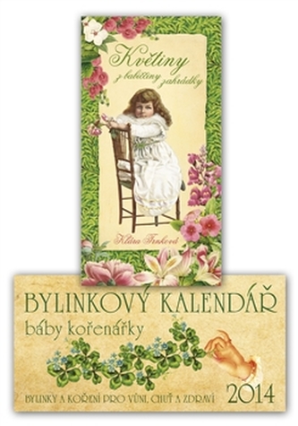 Bylinkový kalendář báby kořenářky 2014 + Květiny z babiččiny zahrádky