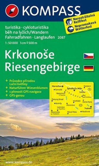 Krkonoše Riesengebirge 2087 Kompass               NKOM 1:50T