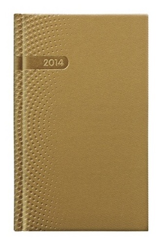Diář 2014 - Dorato zlatý - Kapesní