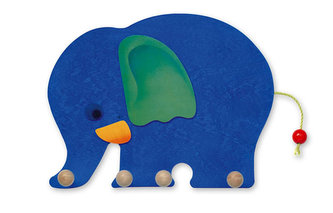 Věšák slon - 4 háčky