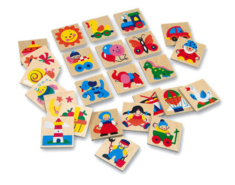 Dřevěné obrázky - značky pro školky 1 - 25 obrázků