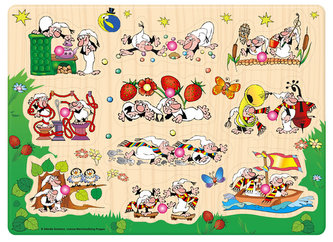 Křemílek + Vochomůrka - puzzle