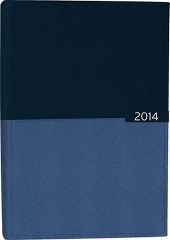 Diář A5 Gemini denní modrý 2014