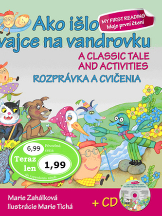 Ako išlo vajce na vandrovku Rozprávka a cvičenia + CD