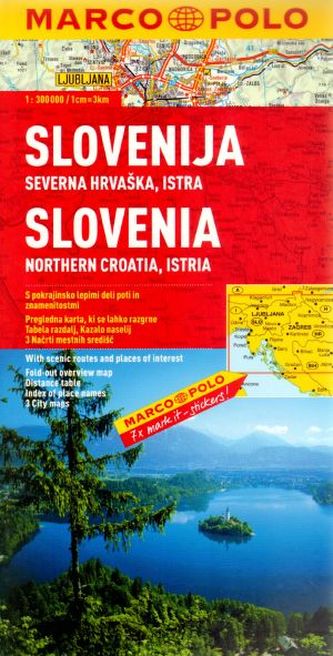 Slovinsko/Istrie/mapa 1:300T MD