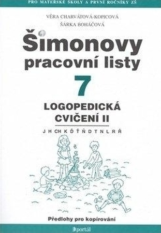 ŠPL 7 - Logopedická cvičení II - J, H, CH, K, Ď, Ť, Ň, D, T, N, L, R, Ř