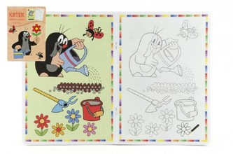 Krtek - obtáhni a vykresli