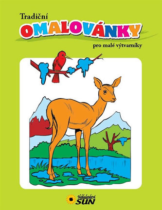 Tradiční omálovánky pro malé výtvarníky (zelená)