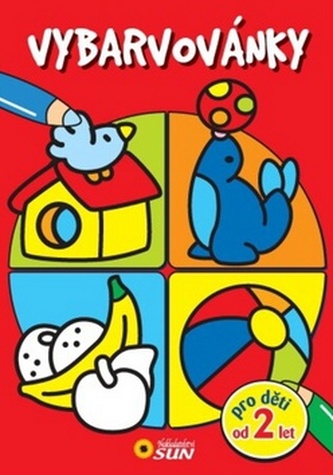 Vybarvovánky pro děti od 2 let (červená)