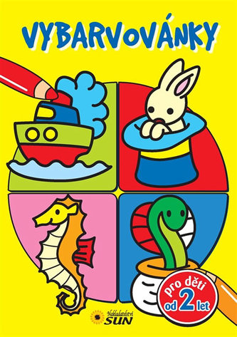 Vybarvovánky pro děti od 2 let (žlutá)