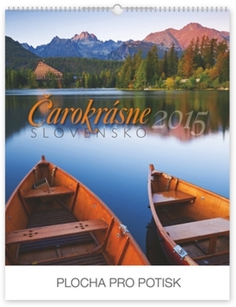Čarokrásne Slovensko se slovenskými menami Praktik SK - nástěnný kalendář 2015