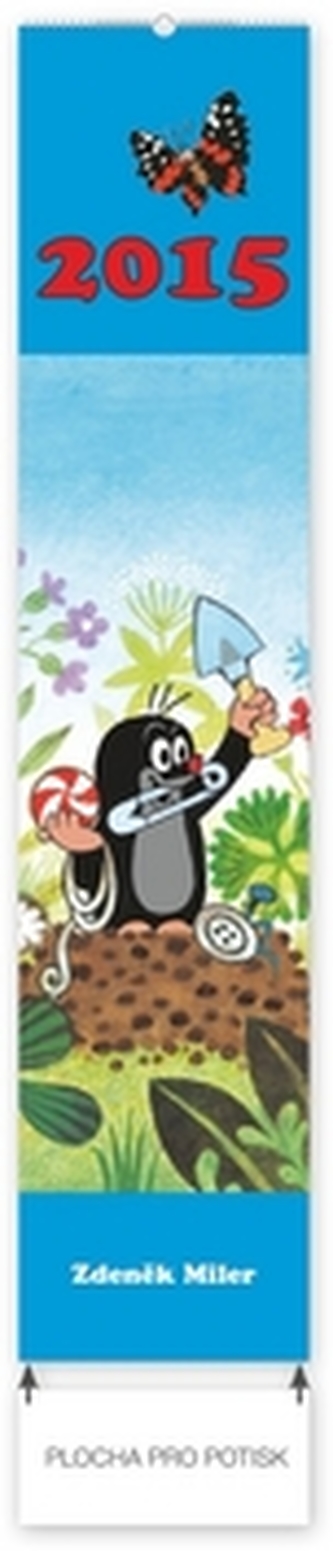 Kalendář 2015 - Krteček pohlednicový - nástěnný (CZ, SK, HU, PL)