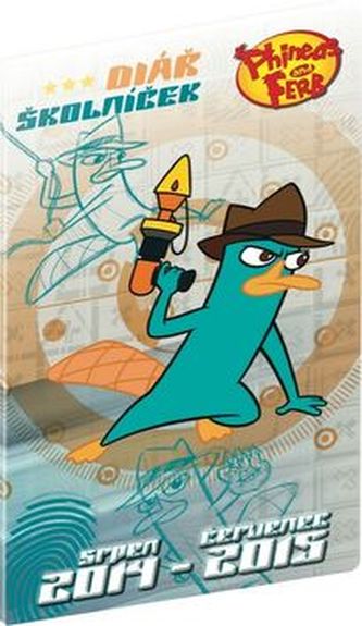 Diář 2015 - W. Disney Phineas & Pherb - diář školníček