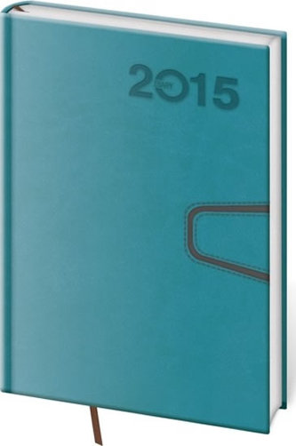 Diář 2015 - Epoca kapesní týdenní - tyrkysová