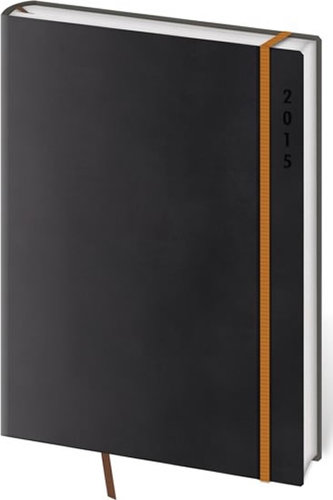 Diář 2015 - FLEXIES kapesní týdenní - černá
