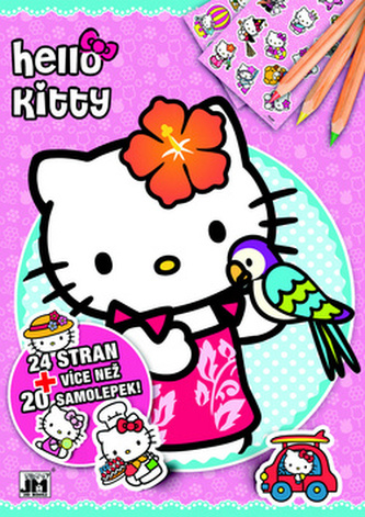 Hello Kitty omalovánka