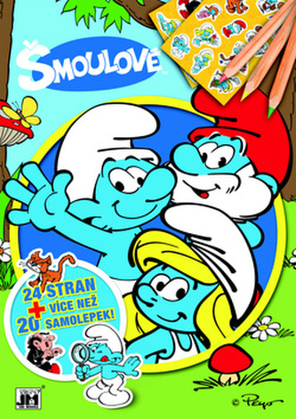 Šmoulové omalovánka