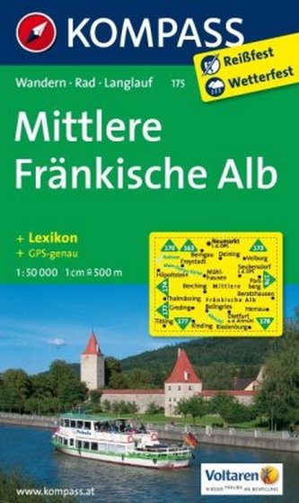 Mittlere Fränkische Alb 175 NKOM 1:50T