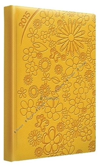 Diář 2014 - FLORA žlutý Crazy