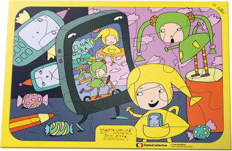 Kouzelná školka - puzzle A4, 24 dílků