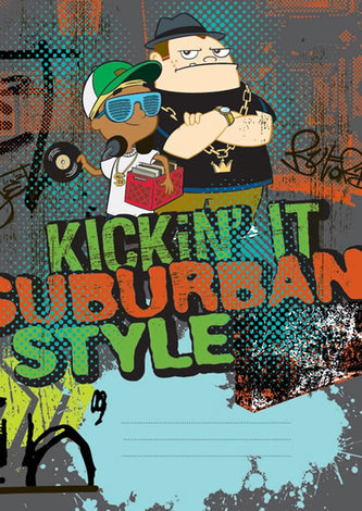 Phineas & Ferb Boys - školní sešit A4, 40 listů, čtverečkovaný