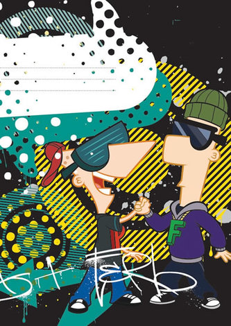 Phineas & Ferb Boys - školní sešit A5, 40 listů, nelinkovaný