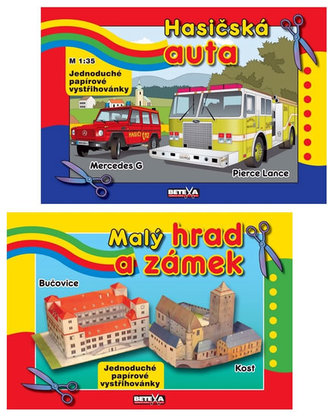 2xVystřihovánky:Malý hrad a zámek+Ha