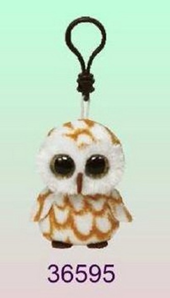 Plyš očka přívěšek sova