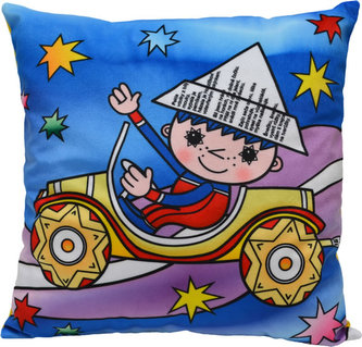 Večerníček a autíčko - Polštář 30x30cm
