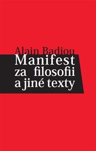 Manifest za filosofii a jiné texty