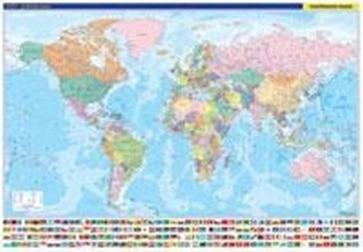 Svět nástěnná politická mapa