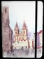 Zápisník s gumičkou A5 145x210 mm Praha