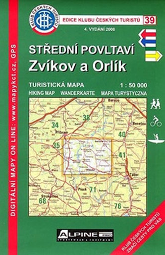 KCT 39 - STŘEDNÍ POVLTAVÍ - Zvíkov a Orlík