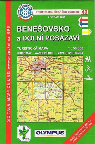 KČT 40 Benešovsko, dolní Posázaví KČT 40 Benešovsko, dolní Posázaví